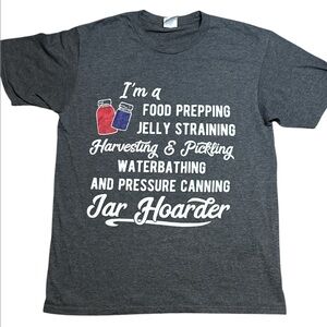 Port‎ Company Fan Favorite Women’s Gray Food Prepping & Pickling T-Shirt Med.